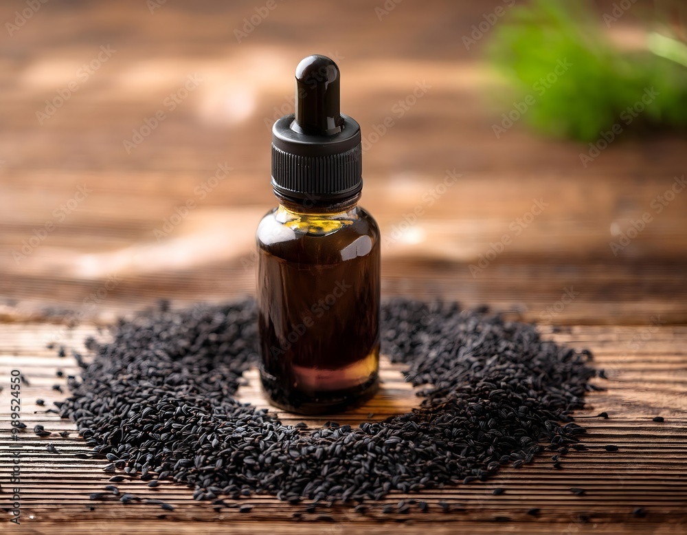 Black Cumin Oil with Cumin Seeds Black Cumin Oil with Cumin Seeds