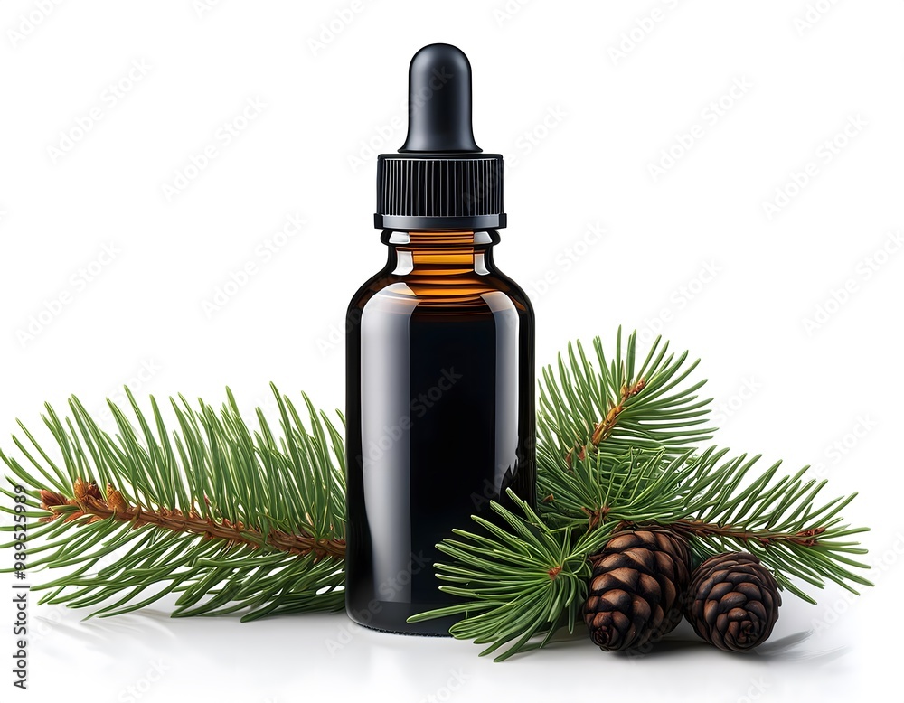 Black Spruce Essential Oil with Spruce Needles Black Spruce Essential Oil with Spruce Needles