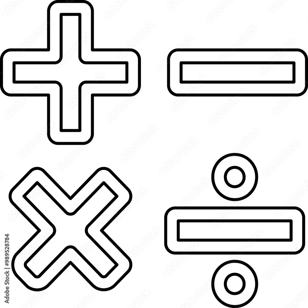 Obraz premium Single isolated icon with outline style icon on white background