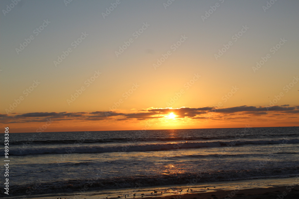 Sunsets on the beach