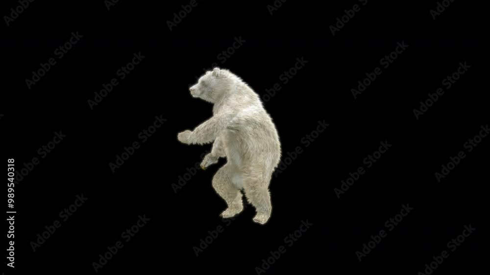 Bear Dancing 3d rendering animal realistic, Animation 3D, Included in the end of the clip with Luma matte. Bear Dancing 3d rendering animal realistic, Animation 3D, Included in the end of the clip with Luma matte.