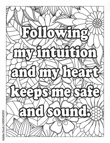 Relax yourself with our inspiring quote coloring pages! Proverbs, Sayings, Famous quotes included into beautiful and various patterns to color. Motivational quote coloring page. Inspirational quotes.