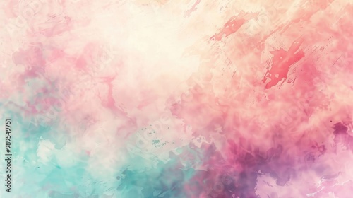 Soft abstract watercolor background. Pastel shades of color. Backdrop for design