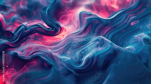 Swirly abstract liquid background