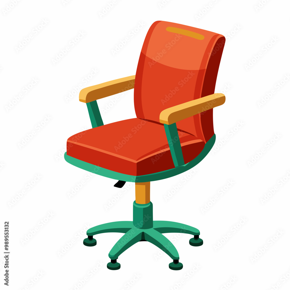 office chair isolated on white