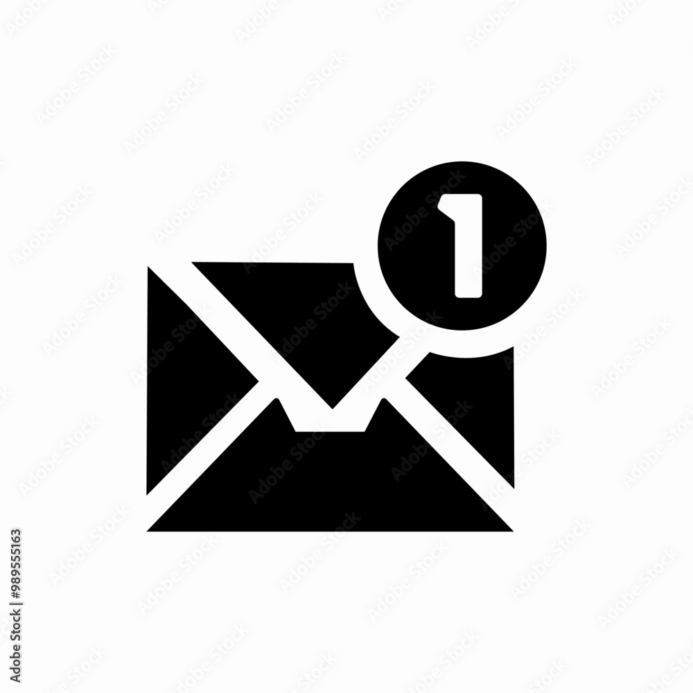 mail letter notification icon sign vector mail letter notification icon sign vector