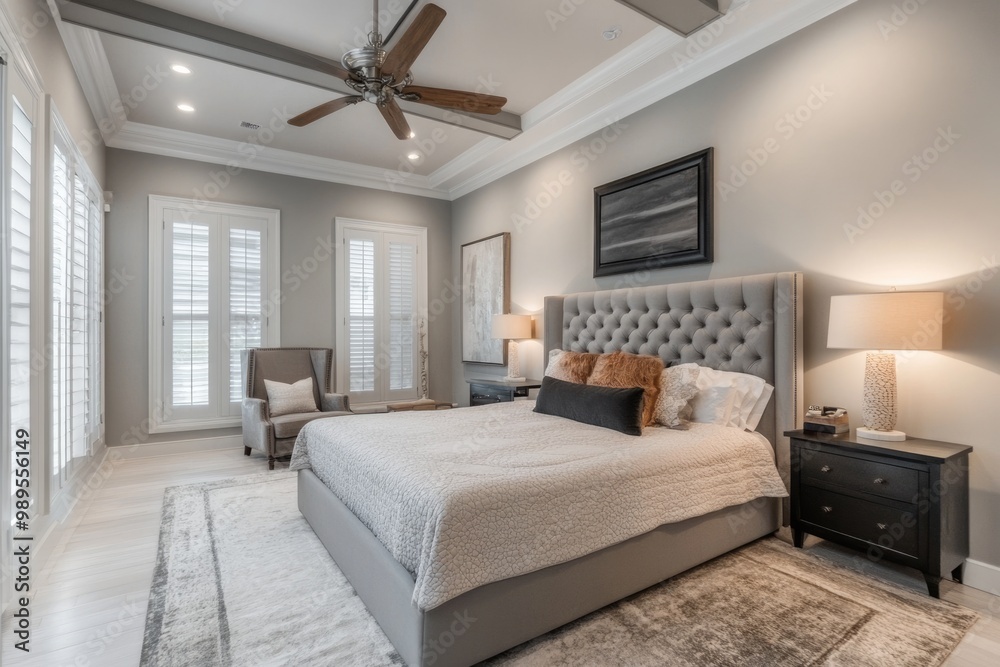 Luxurious Master Bedroom with Modern Furniture Design Luxurious Master Bedroom with Modern Furniture Design