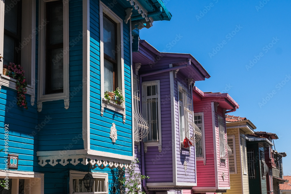 casas coloridas balat istambul turquia casas coloridas balat istambul turquia