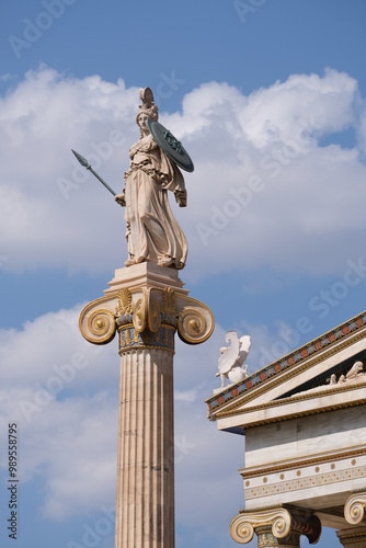 Obraz na płótnie predio grécia estátua templo anfiteatro w salonie