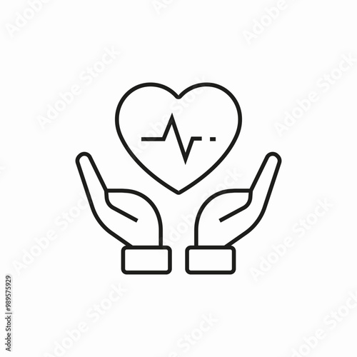 healty care heart medicine icon sign vector