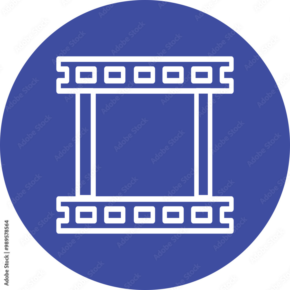 Obraz premium Single isolated icon with outline style icon on white background