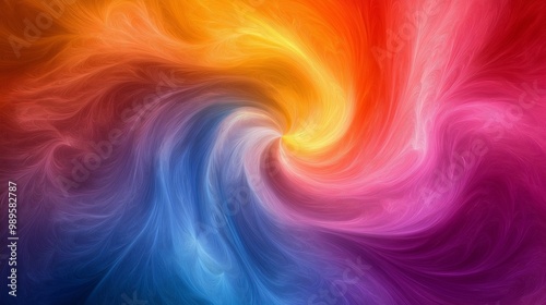 calming color swirl fractal background. abstract colourful background