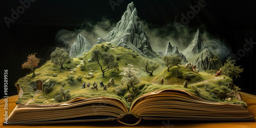Fantasy 3D book