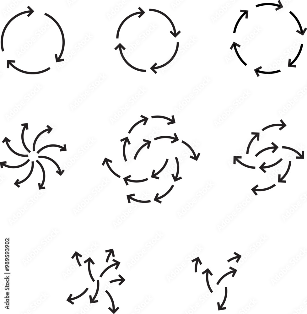 Hot air circulation icon , vector illustration
