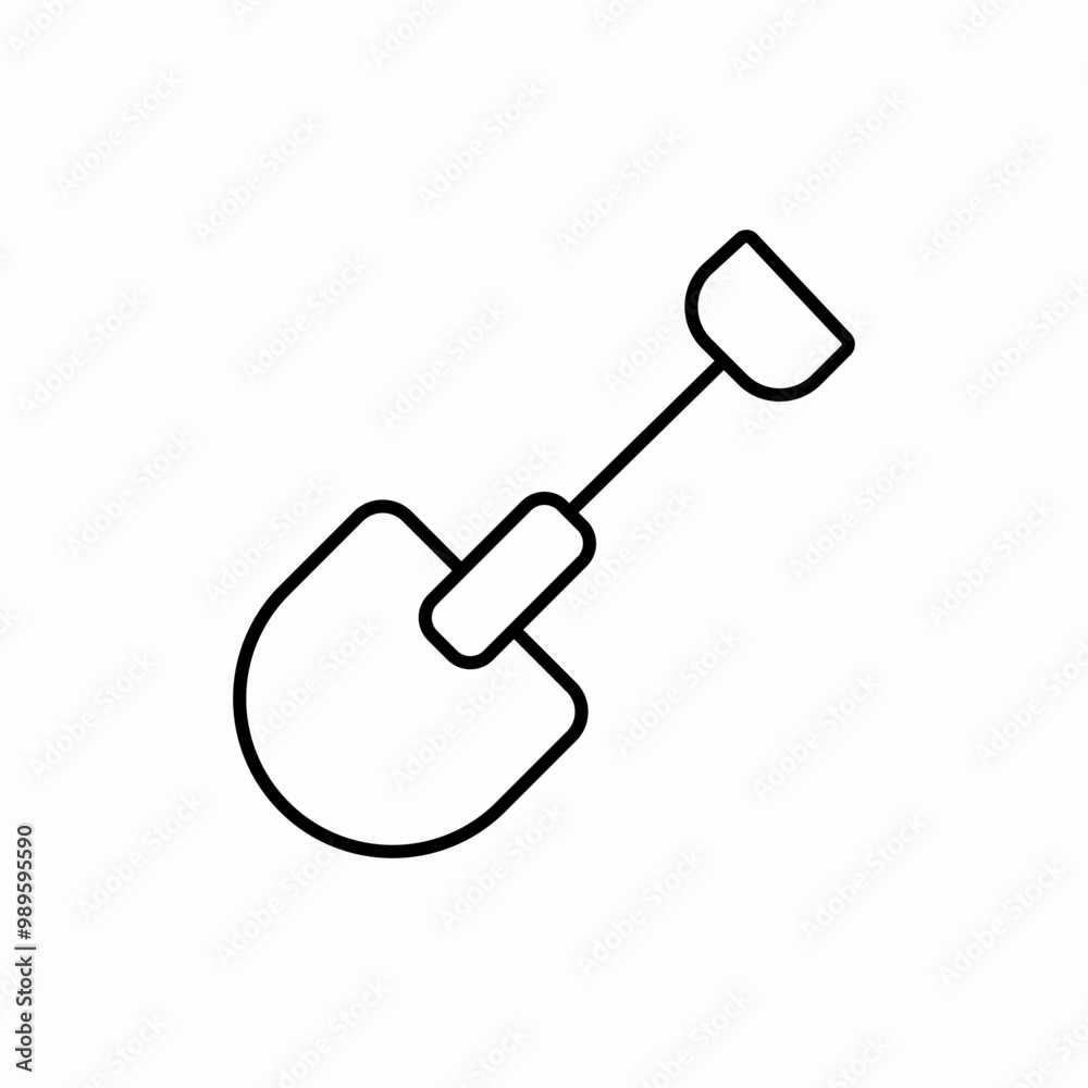 shovel tool icon sign vector shovel tool icon sign vector