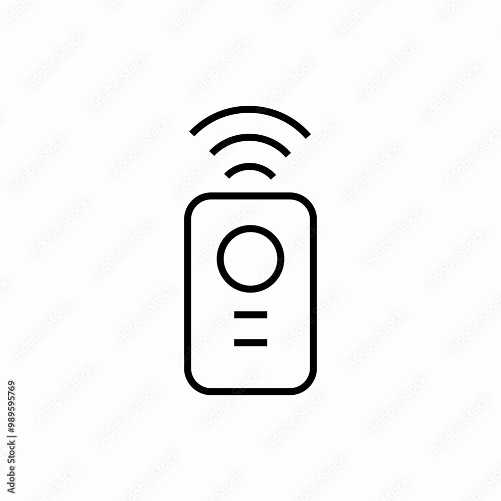 smart remote icon sign vector smart remote icon sign vector