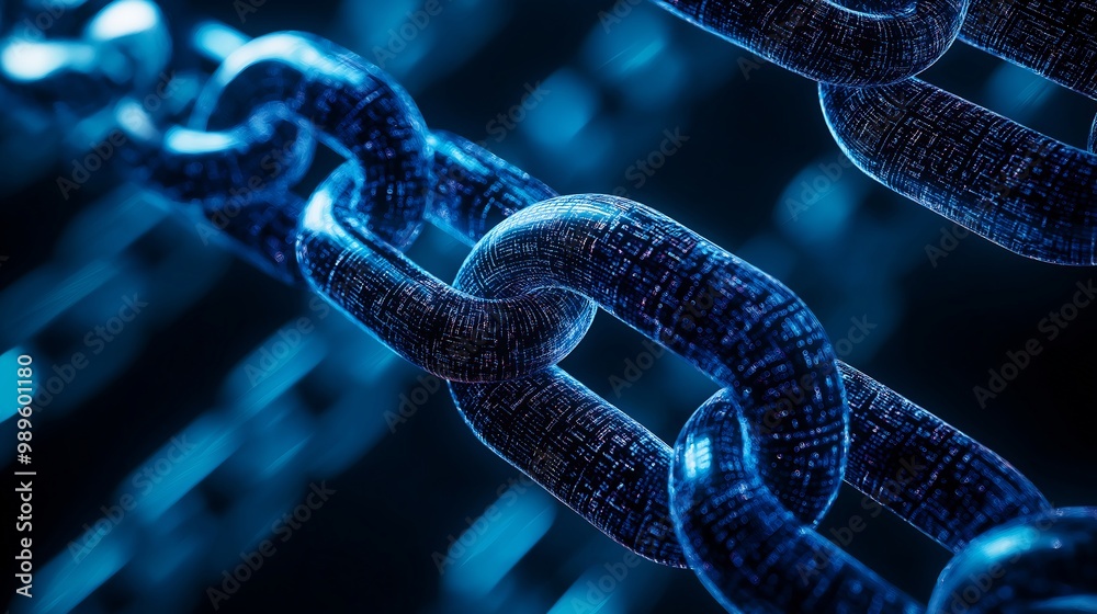 Digital Blockchain Security Background Digital Blockchain Security Background