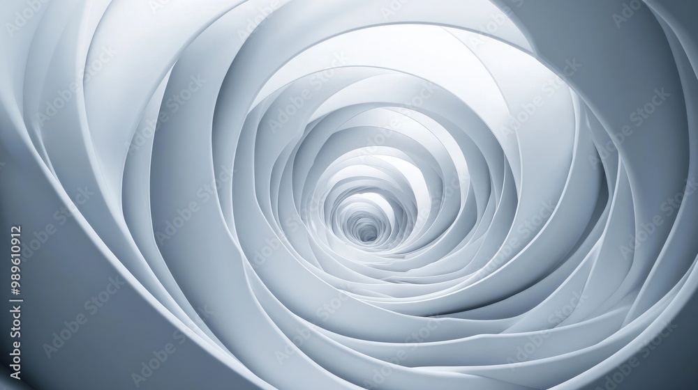 Concentric shapes with a white to grey gradient, creating dynamic abstract layers and smooth visual flow for a minimalist background Concentric shapes with a white to grey gradient, creating dynamic abstract layers and smooth visual flow for a minimalist background