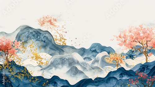 watercolor landscape painting