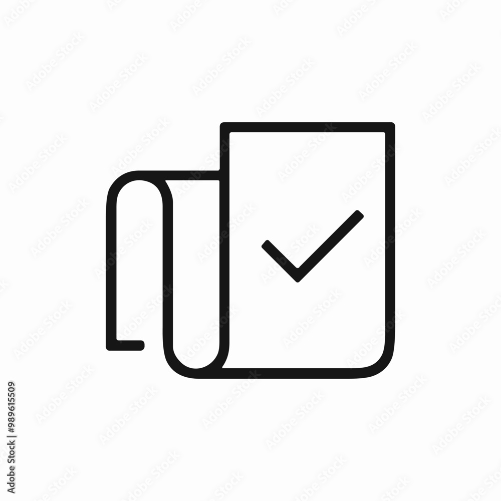 check mark paper icon sign vector check mark paper icon sign vector