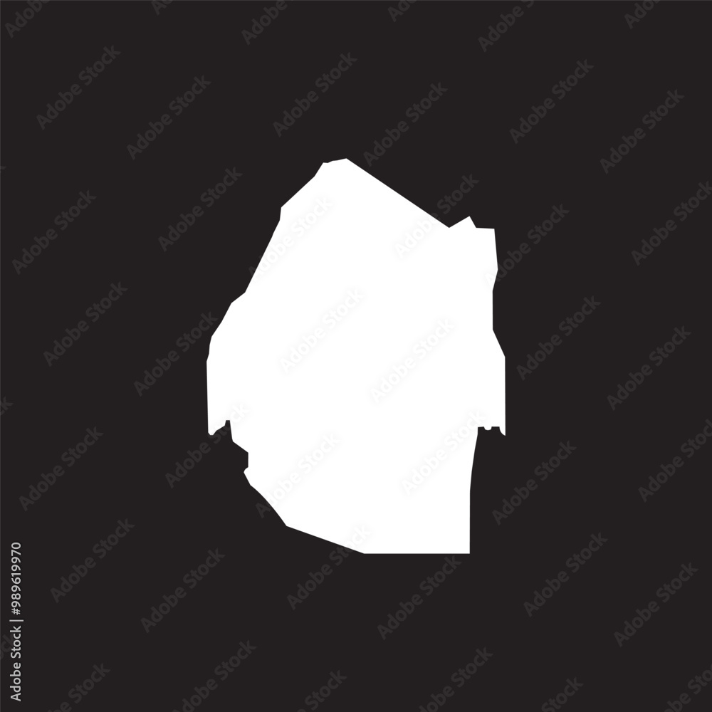 Swaziland Eswatini Map Icon Swaziland Eswatini Map Icon