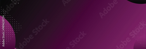 Wallpaper Mural Abstract purple gradient background with white dots and black elements. Torontodigital.ca