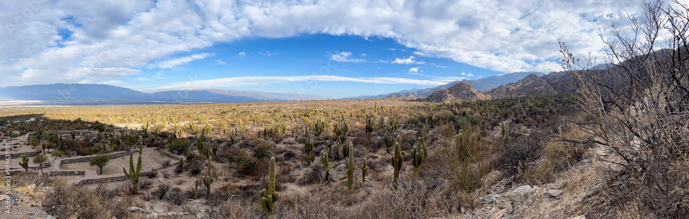 Panoramic picture of the Quilmes Indian Ruinss in Calchaqui Valley Panoramic picture of the Quilmes Indian Ruinss in Calchaqui Valley