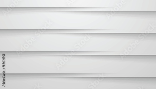 Abstract white background with layered lines and shadows.