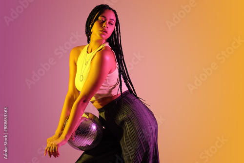 Beautiful young African-Ame...