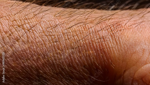 close up of skin