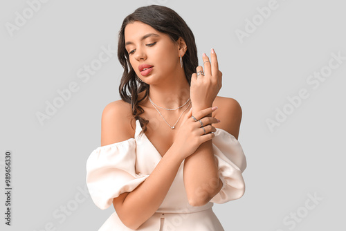 Fashionable young woman in ...