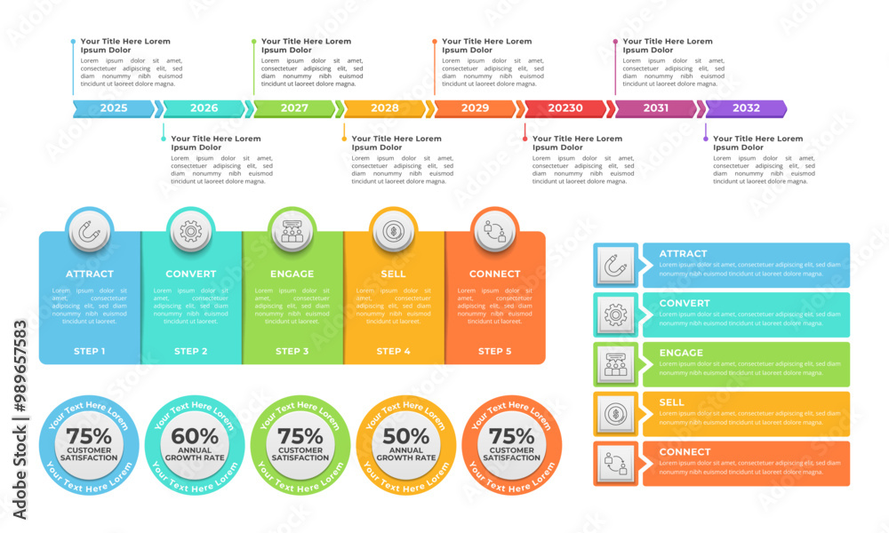 Infographic Elements with Multiple Step and Editable Text for Business Presentation and Marketing. Infographic Elements with Multiple Step and Editable Text for Business Presentation and Marketing.