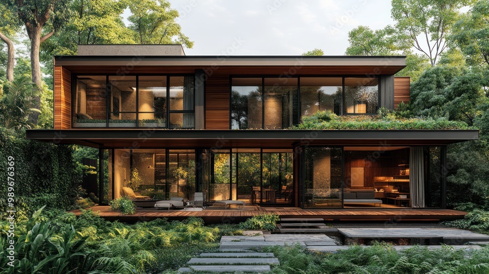 Modern House in Nature Modern House in Nature