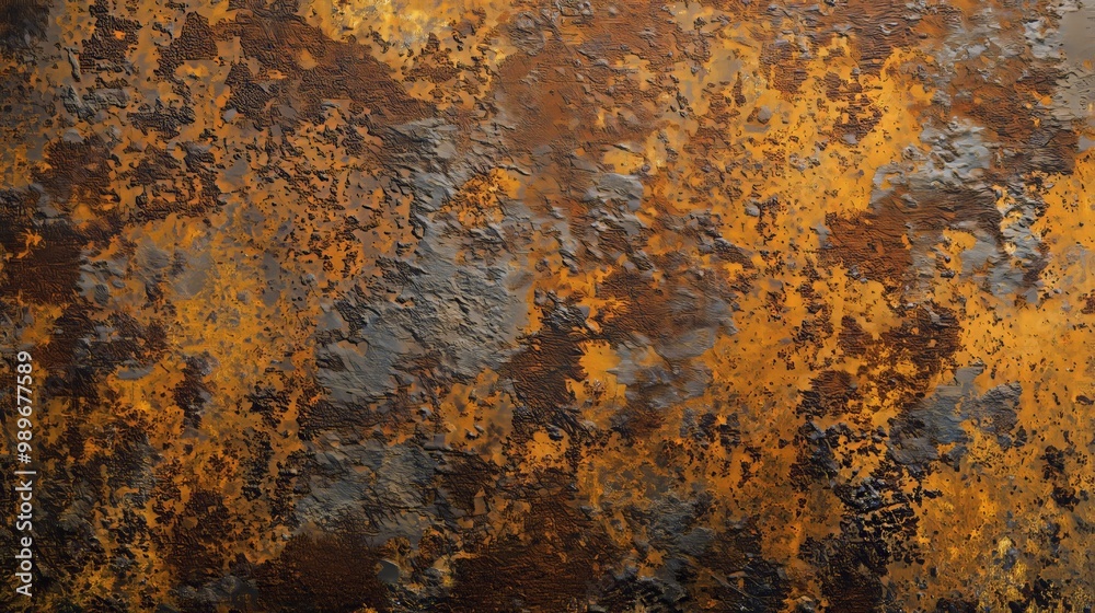 Rust steel plate metal detail texture with focussed rough and corroded metal surface red geometric pattern background. Generative AI Rust steel plate metal detail texture with focussed rough and corroded metal surface red geometric pattern background. Generative AI