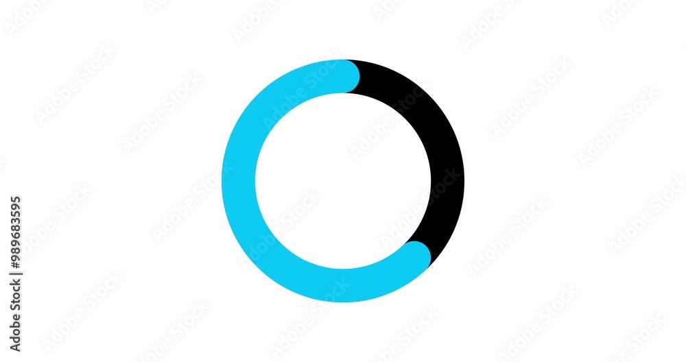 Simple Circle Loading loop animation on the white background. 4K resolution video of loading icon animation. Simple Circle Loading loop animation on the white background. 4K resolution video of loading icon animation.