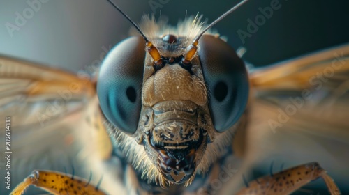 close up of insect generative ai