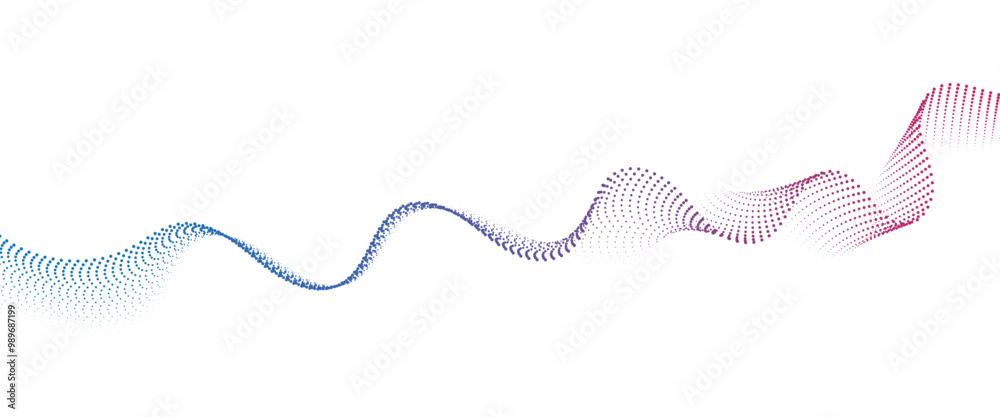 Flowing Dot Wave halftone gradient pattern on transparent background
Flowing Dot Wave halftone gradient pattern on transparent background