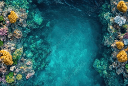 Coral Reef Aerial View