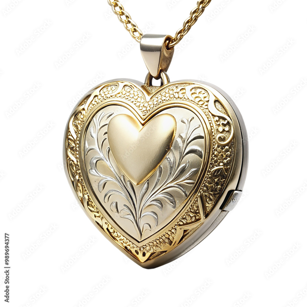 Locket isolated on transparent background. Locket isolated on transparent background.