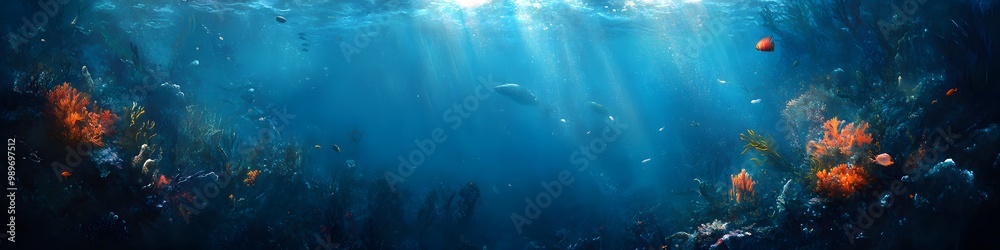 Deep sea backgroud/scenery under the sea
Deep sea backgroud/scenery under the sea
