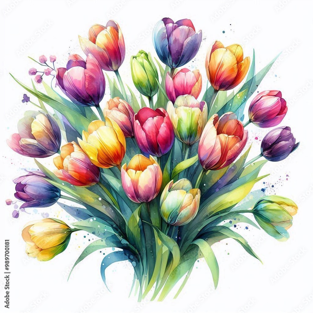 Fototapeta premium Tulpenstrauß