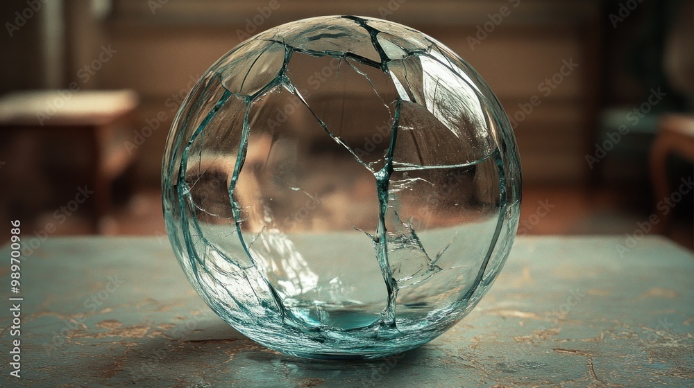 Broken Glass Sphere Broken Glass Sphere