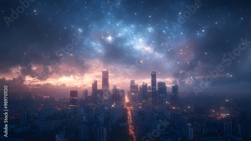 Wallpaper Mural City streets bathed in morning fog sun rising beautiful images Torontodigital.ca