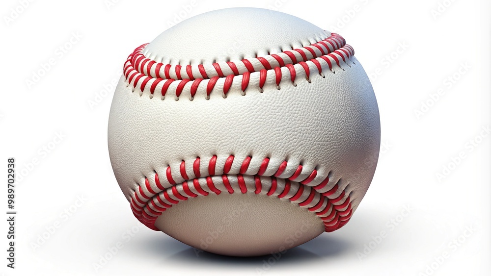 A colorful illustration of a baseball with stitching and laces, set against a clean white background, perfect for sports-themed designs and graphics. A colorful illustration of a baseball with stitching and laces, set against a clean white background, perfect for sports-themed designs and graphics.
