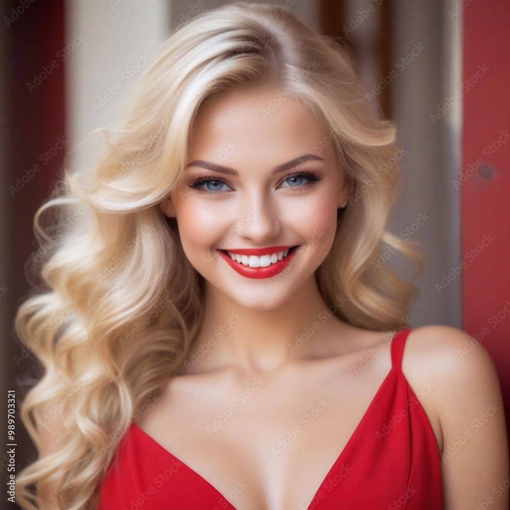 Blondes hübsches Modell Blondes hübsches Modell