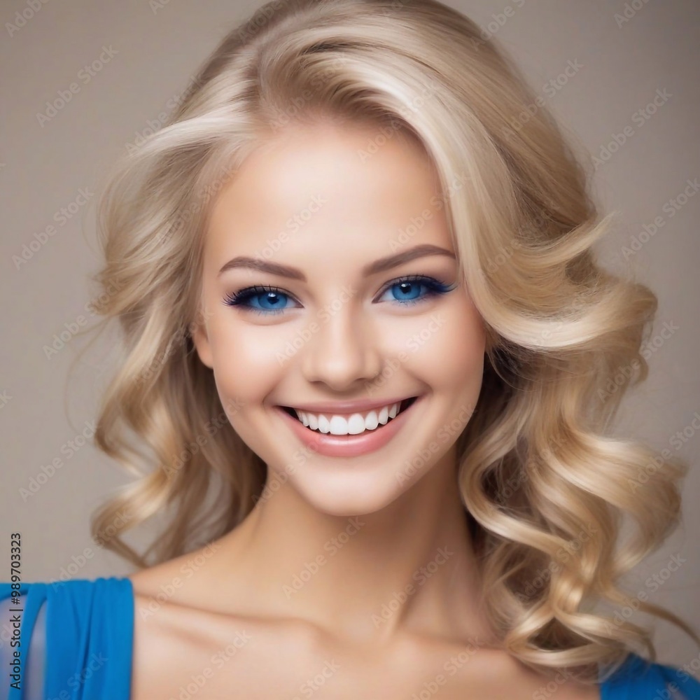 Blondes hübsches Modell Blondes hübsches Modell