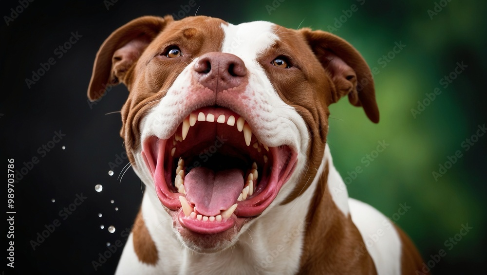 Portrait of a cute bulldog and a lovely Great Dane sitting together against a white background Portrait of a cute bulldog and a lovely Great Dane sitting together against a white background