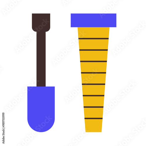 wrench tool of car service and repairing with flat icon sets