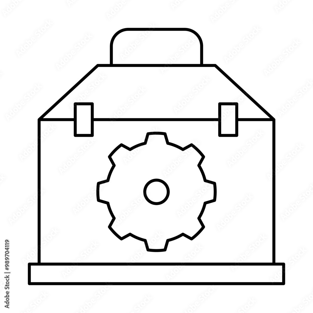 tool kit of car service and repairing with outline icon sets tool kit of car service and repairing with outline icon sets
