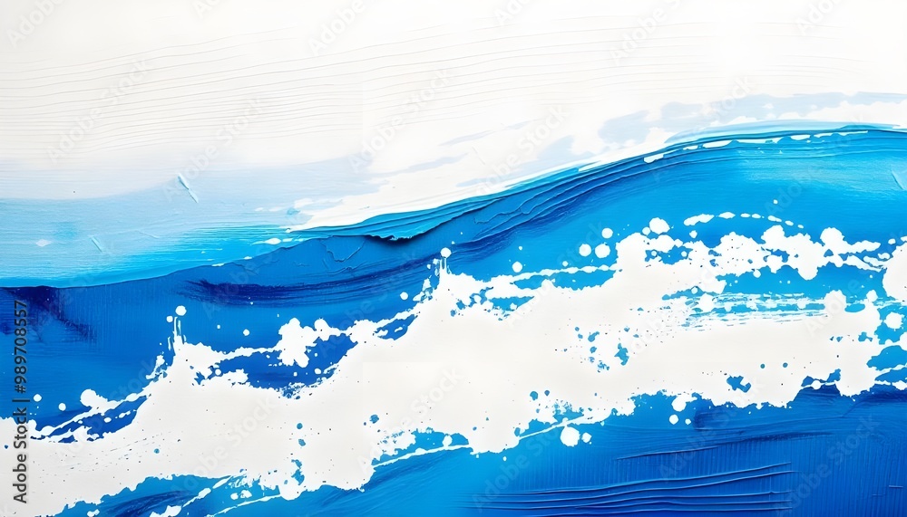 The image shows an abstract blue watercolor pattern, resembling waves or ripples on water, with a calming color palette and fluid design..Generative AI The image shows an abstract blue watercolor pattern, resembling waves or ripples on water, with a calming color palette and fluid design..Generative AI
